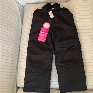 NWT Girls Black Snow pants